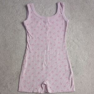 Messy Bun Just Chillin' Bow Romper